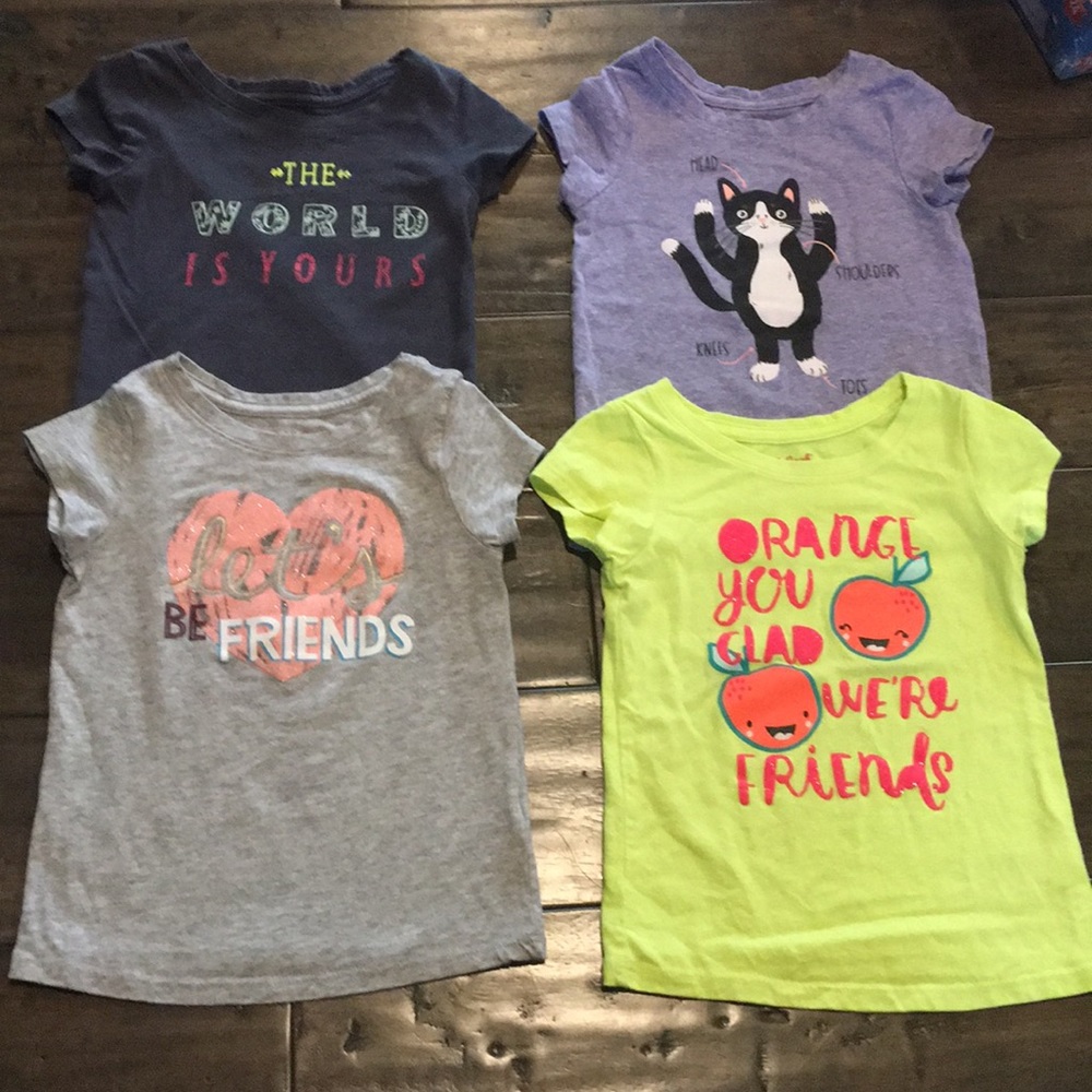 4 2T Cat & Jack Tshirts